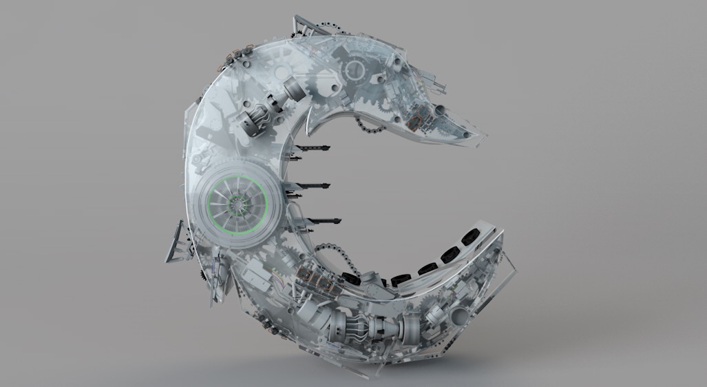 魔行网精选：免费可下载的C4D齿轮与机械结构模型资源