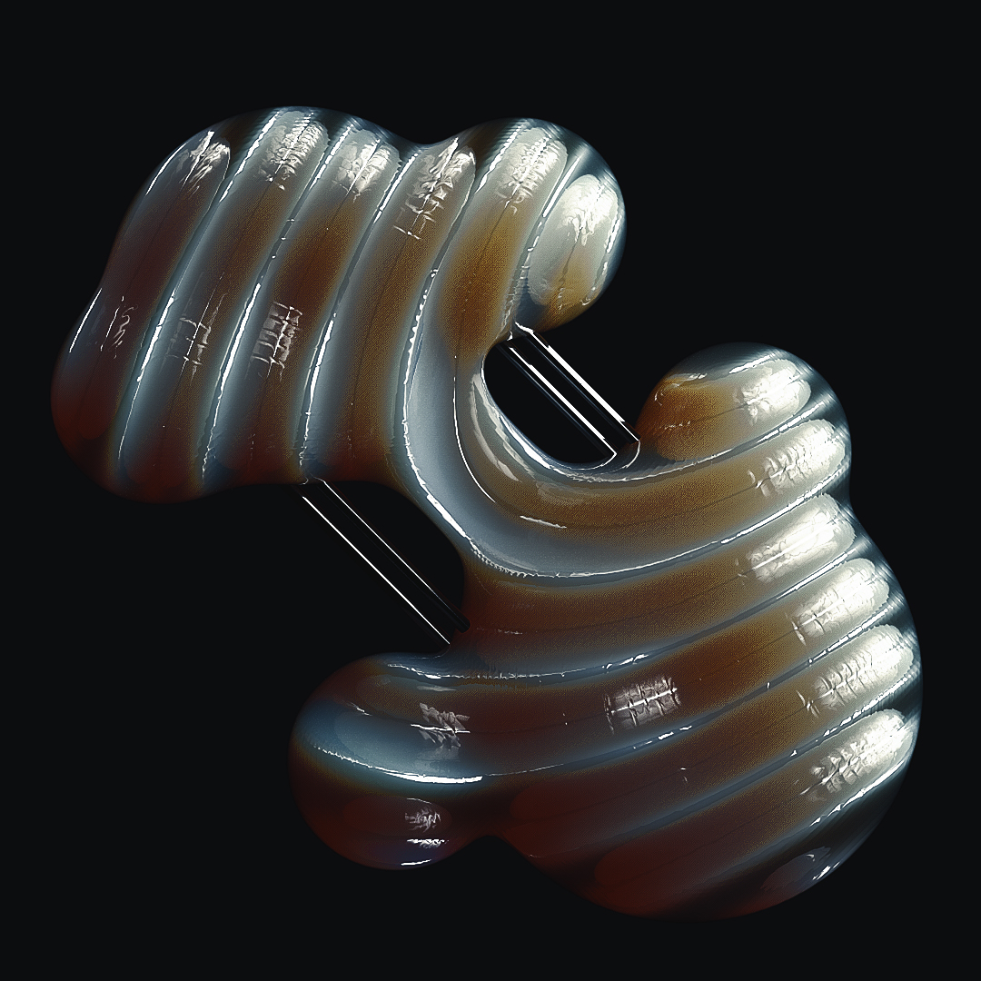 C4D科幻血管细胞模型：生物艺术与科幻视觉的完美结合