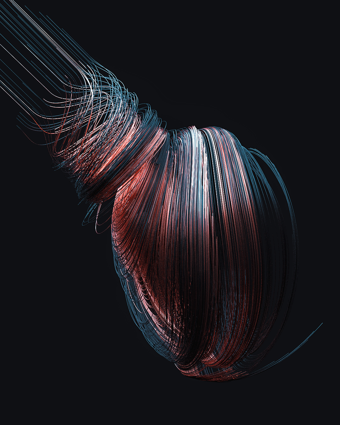 魔行网C4D-线条丝绸抽象艺术