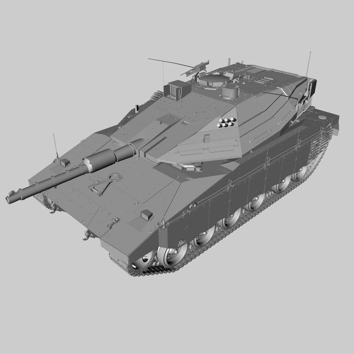 魔行网C4D-坦克装甲车 12：免费高清3D模型资源
