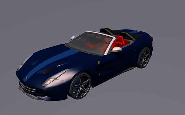 魔行网C4D-超跑法拉利跑车轿车汽车模型