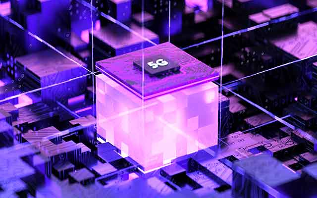 C4D方块芯片发光科技感模型 – Octane渲染工程文件下载