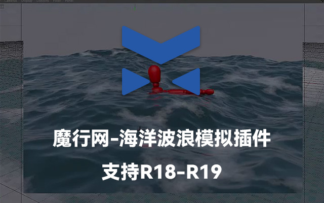 Cinema 4D海洋插件HOT4D V0.3：基于Tessendorf算法的海浪模拟工具