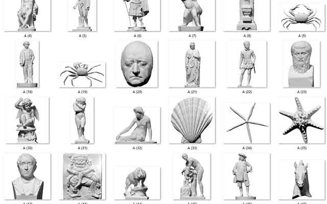 50个西方人物与动物石膏风格C4D雕塑模型合集下载