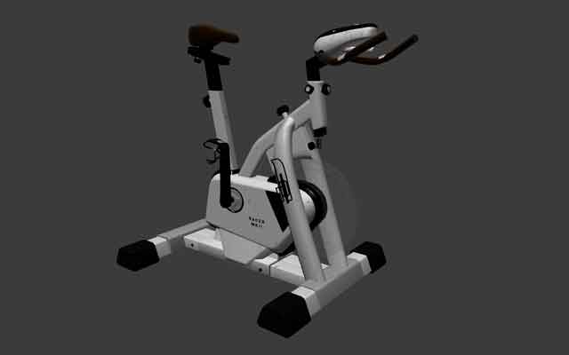 免费下载C4D动感单车与腿拉伸机3D模型素材