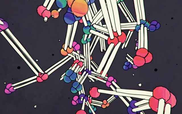 C4D三渲二插画风二维细胞核动画工程展示与下载