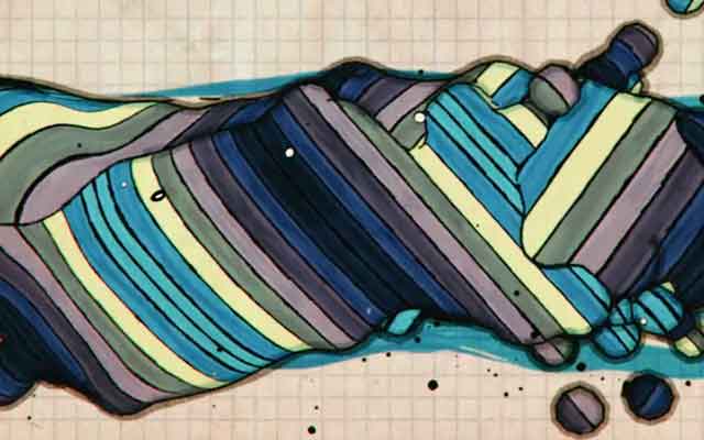 C4D抽象动漫插画涂鸦三渲二动画工程模板