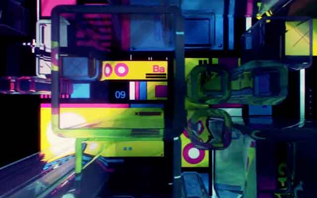C4D抽象动画工程：多重多彩矩形变化特效素材