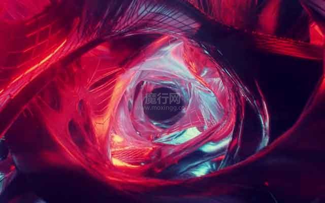 魔行网C4D-抽象穿梭动画内部系统动画工程