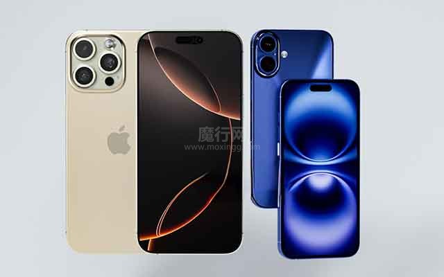 iPhone 16 & Pro Max Octane C4D工程文件（含材质与壁纸）