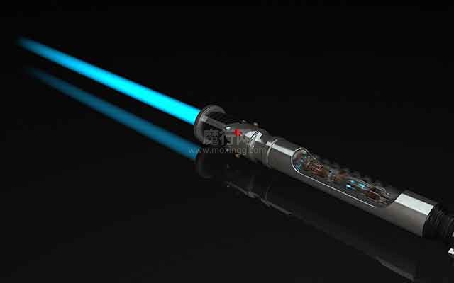 魔行网分享：C4D光剑与星际大战风格武器模型资源