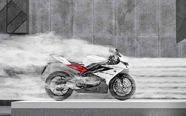 Daytona摩托车C4D模型：写实机车3D资产与Vray工程展示