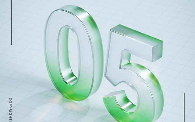 极简风格C4D Octane工程：亚克力与玻璃材质数字模型免费下载