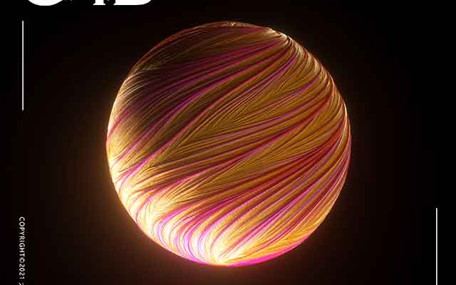 魔行网Octane Render土星球体3D模型工程分享