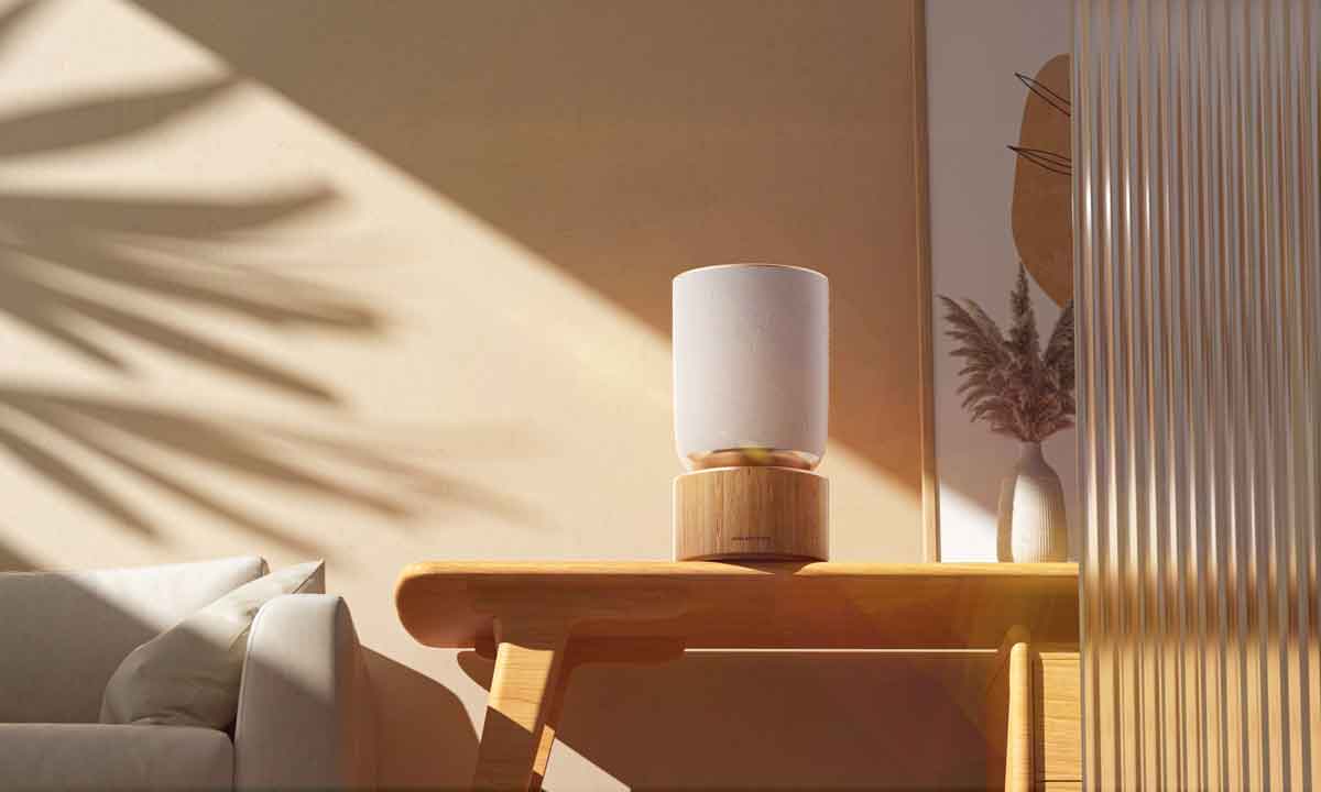 魔行网分享：Octane渲染的蓝牙音响室内场景C4D工程文件