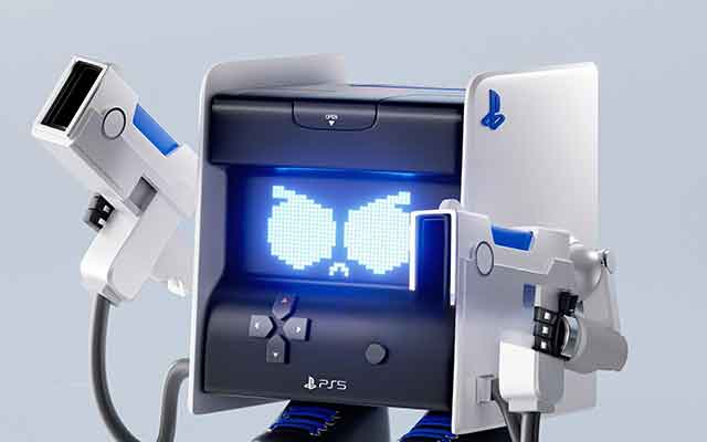 魔行网分享：PS5风格极简卡通机器人C4D Octane工程文件