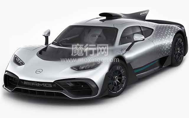 魔行网分享：奔驰AMG One 2023款四边面带内饰C4D模型