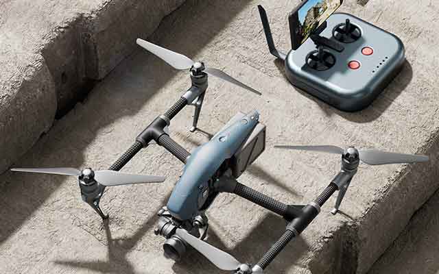 魔行网分享：DJI Inspire 2无人机C4D+Octane写实渲染工程源码