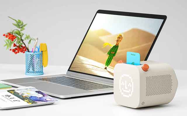 魔行OC工程分享：极简风智能音箱Yoto C4D场景模型及材质