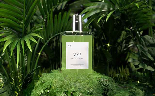 C4D与Corana结合：写实风格香水产品场景工程（含苔藓植物细节）