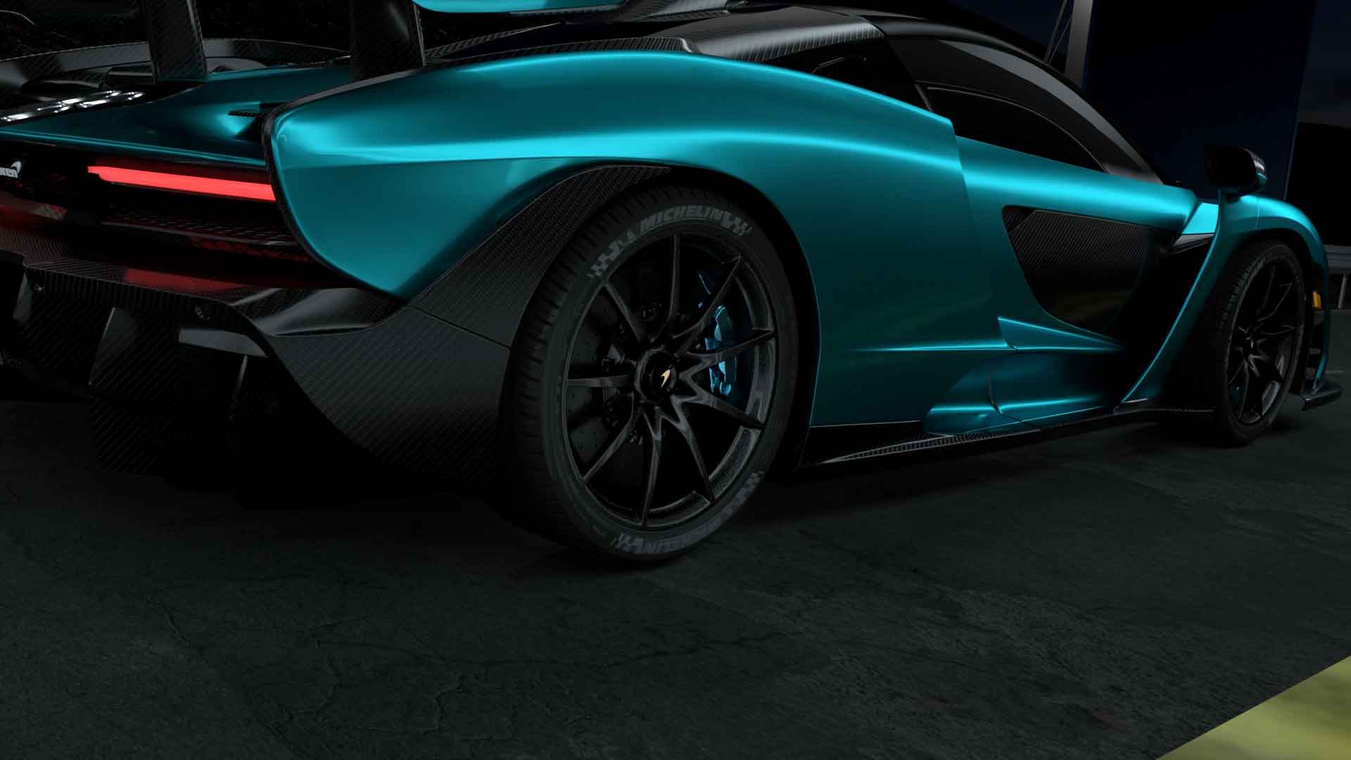 免费获取：写实风迈凯伦跑车Octane C4D工程文件下载