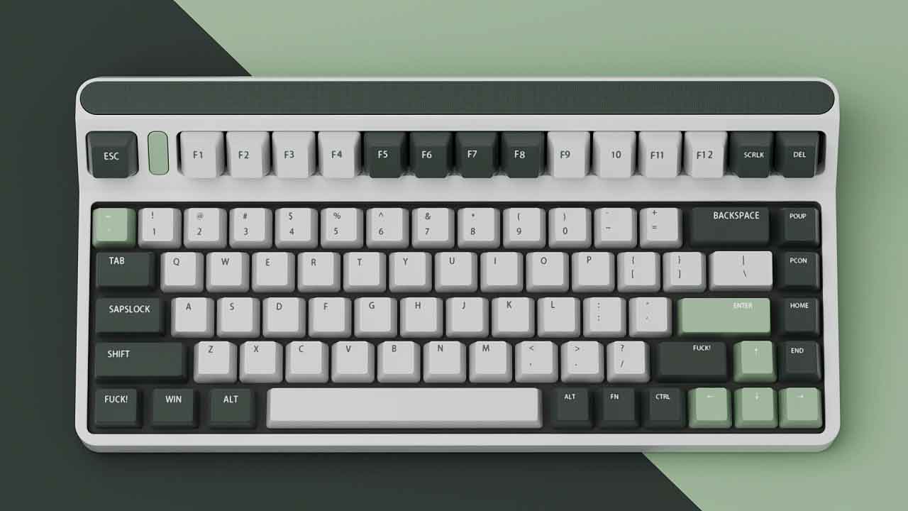 极简风格机械键盘C4D Octane工程文件免费下载