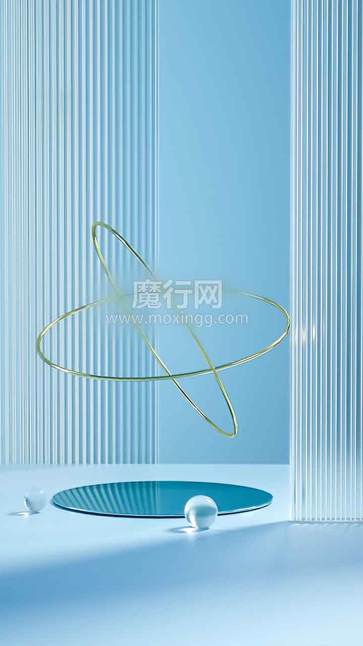 魔行网OC工程-电商简约产品海报背景搭建场景电商场景工程14
