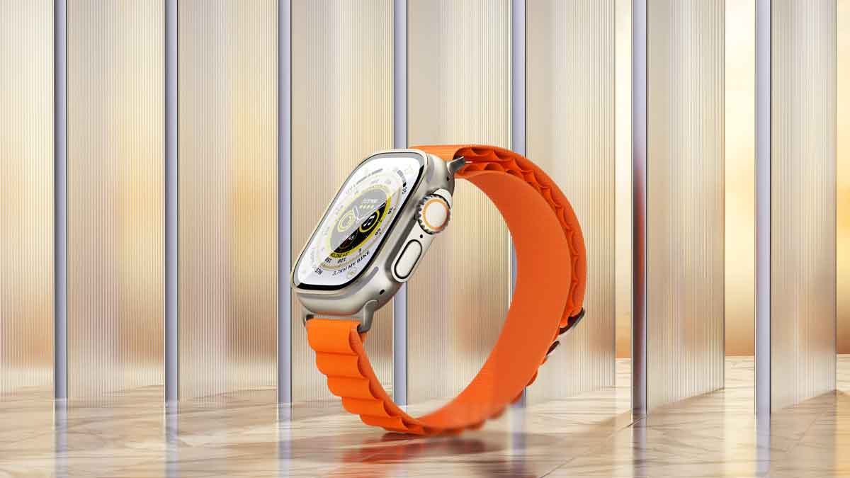 Apple Watch Ultra极简风C4D Octane工程模型免费下载