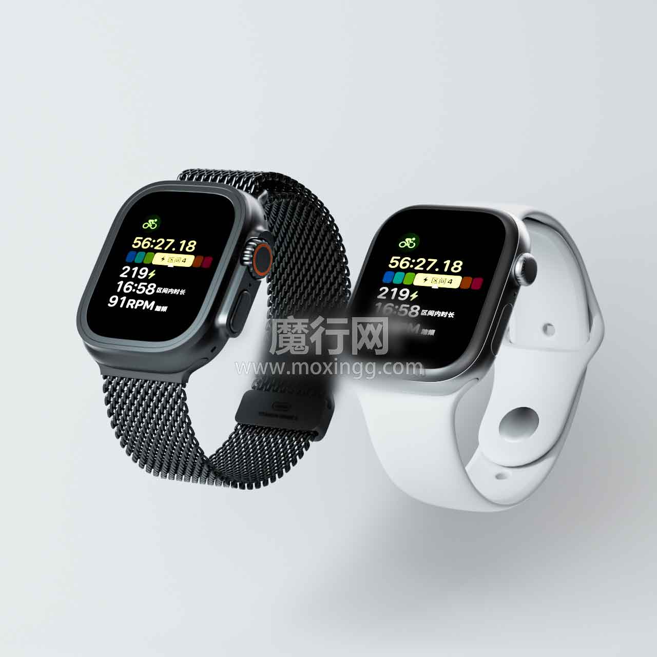 C4D+Octane工程：新款iWatch SE与Ultra 2高精度模型（含材质）